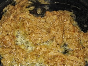 Onions after the magic -- delicious!